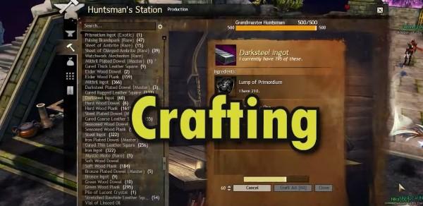 This image shows Making Gold with Crafting
