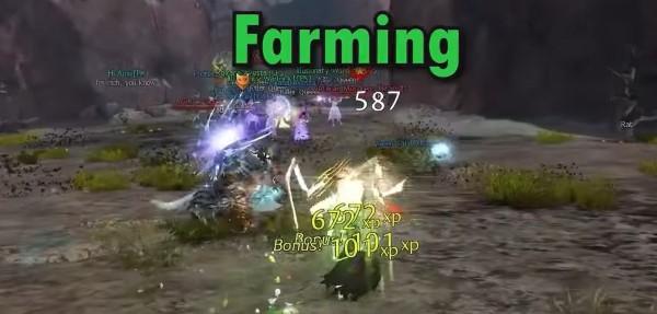 This image shows Making Gold with Farming