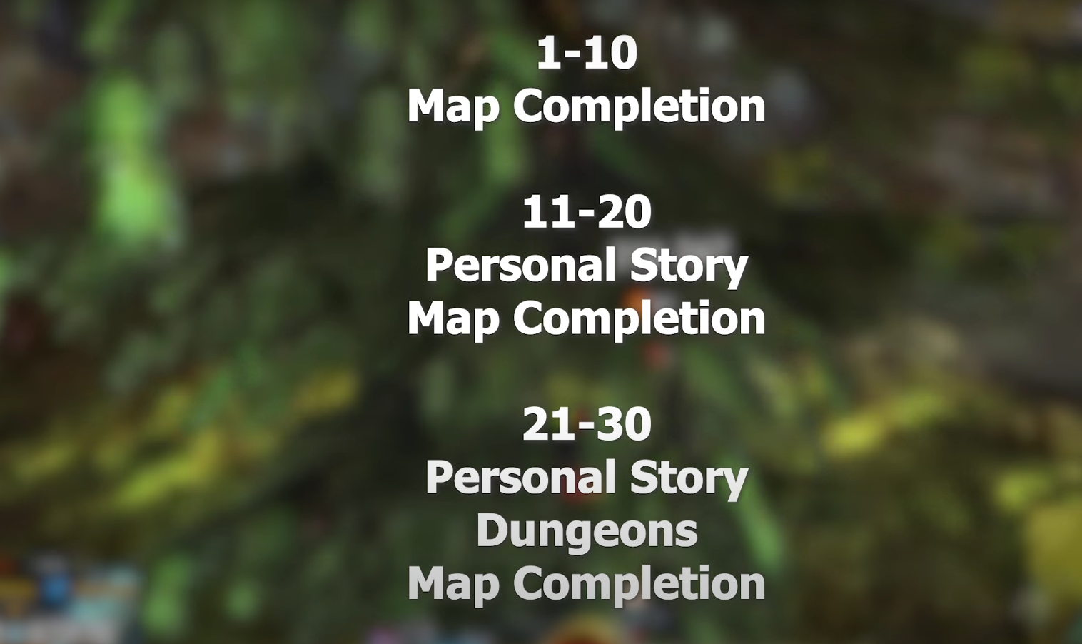 This image shows the Level jump experience gain elements