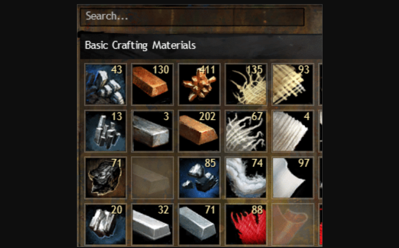 GW2 Material Storage