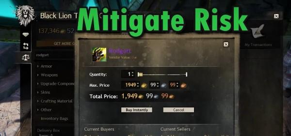 Mitigate Risk in GW2 This image shows the Mitigate Risk in GW2