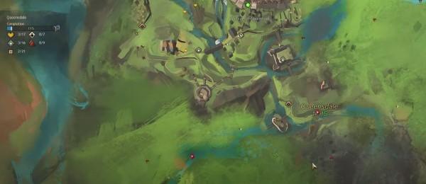 This image shows the tip 2 map