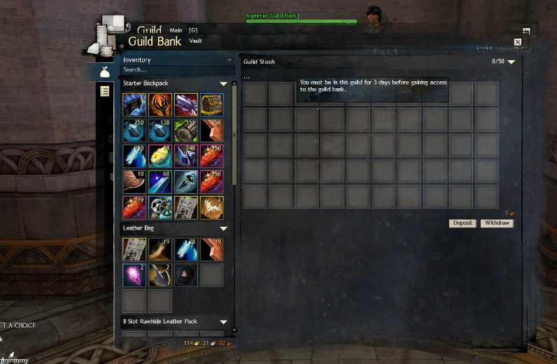 GW2 Guild Bank