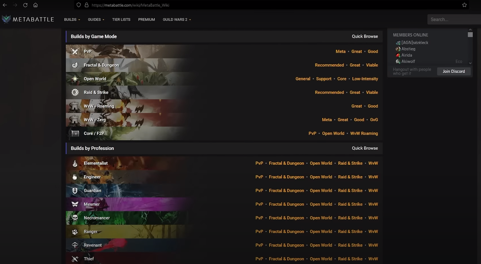 This image shows the meta battle site