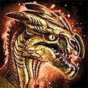 Mini Gold Raptor Hatchling