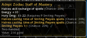 Adept Zodiac Staff of Mastery