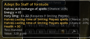 Adept Bo Staff of Fortitude