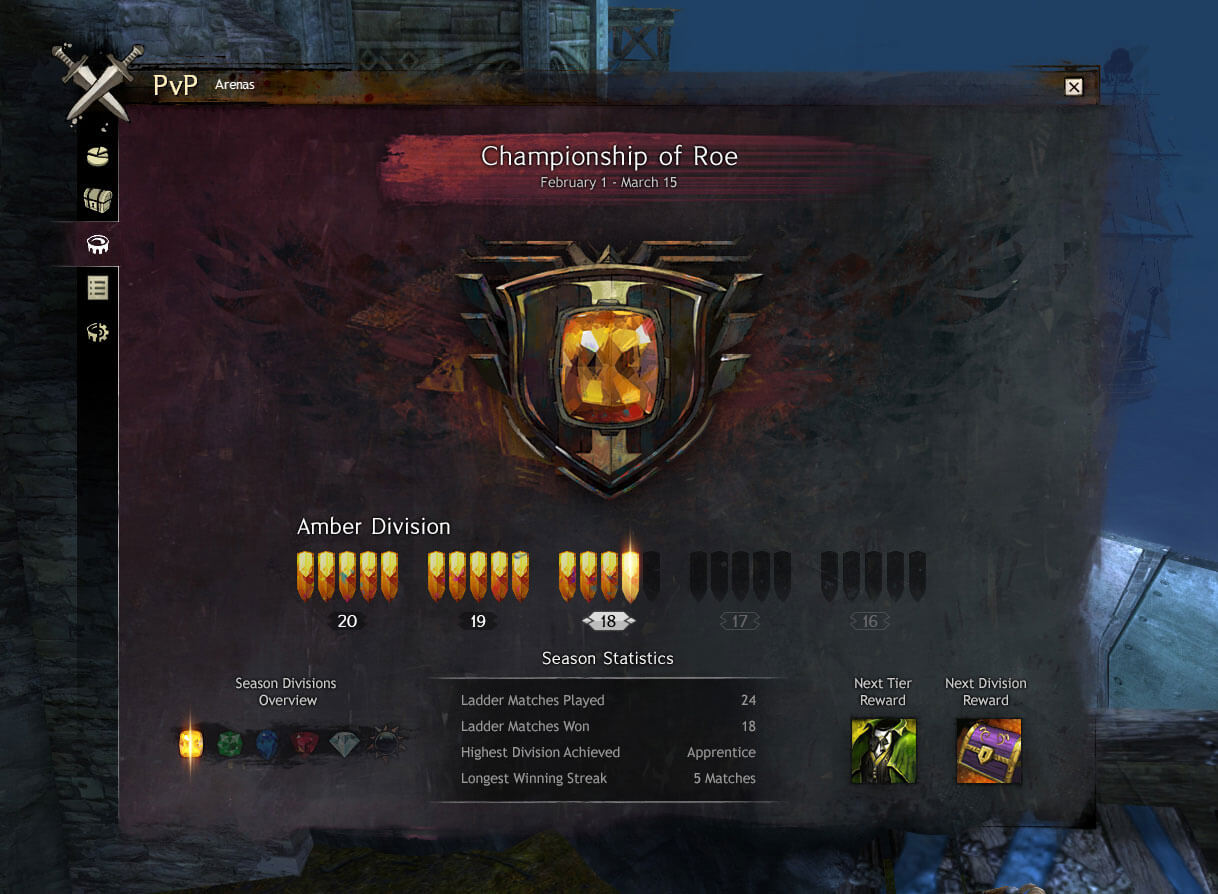 GW2 PvP League Tickets